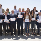 Miembros de la candidatura que presenta Convergència a las elecciones del 26 de junio.