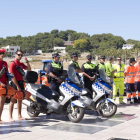 imatge de la presentació del dispositu de platges de Tarragona.