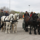 Tres carruatges de cavalls francesos surten d'Amposta per unir l'Ebre amb Doñana