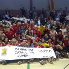 El juvenil del CE Vendrell toca el cel guanyant el Campionat de Catalunya