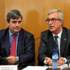 Miguel Cardenal, president del CSD i Josep Fèlix Ballesteros, en una roda de premsa el passat mes d'octubre.
