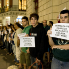 Protesta per demanar que absolguin l'encausat per la xiulada de Sant Pere del 2012