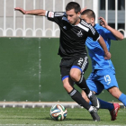 Imatge del lateral amb el seu anterior equip, el Dinamo de Tbilisi.