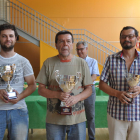 El podi de l'Open Internacional d'Escacs de Torredembarra