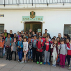 Alumnes de l'escola Pompeu Fabra de Cunit visiten l'Ajuntament