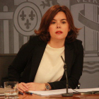 Soraya Sáenz de Santamaría, vicepresidenta del govern espanyol.