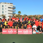 El 'Junts Província' del Nàstic visita el futbol base de Salou