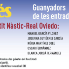 Consulta els guanyadors de les entrades pel Nàstic - Oviedo