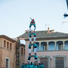 2de9 amb folre i manilles dels Castellers de Vilafranca a la Diada de les Cultures.