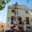 3de8 dels Xiquets de Tarragona a la diada de festa major de La Riera.