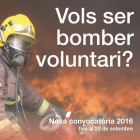 Cartel de la campaña para incorporar nuevos bomberos.
