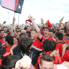 El fútbol volverá al feudo rojinegro 90 días después de la consecución del ascenso contra el Racing.