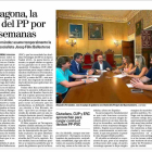 Artículo de El Mundo dedicado al Partit Popular que asume la gobernabilidad de Tarragona.