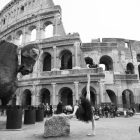 Una de las fotografías captadas en el Coliseo de la capital italiana.