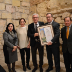 El acto fue presidido por el alcalde de Tarragona, Josep Fèlix Ballesteros y el y galardón fue recogido por el presidente de la Fundación Privada Mutua Catalana, Joan Josep Marca.
