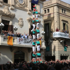 2de8 sense folre dels Castellers de Vilafranca a la diada de Tots Sants.