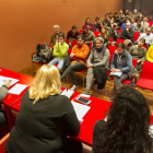 Sesión de debate sobre Barraques al CC El Carme, el enero pasado.