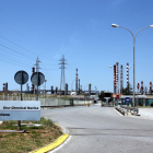Plano general de la entrada en la planta de Dow Chemical de Tarragona.