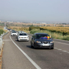 Una marxa lenta per la N-240 entre Lleida i Montblanc denuncia la manca d'inversions en aquesta via