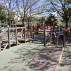Una imatge d'un dels espais per a infants  ubicats a la ciutat, al parc Sant Jordi.