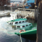 Imatge de l'embarcació Cavallets, que s'ha enfonsat aquest dijous a la matinada al Port de Tarragona.