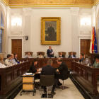 Un momento del Pleno Municipal celebrado ayer en el Ayuntamiento de Reus.