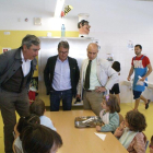 Visita institucional del Consell Comarcal al menjador de l'escola Tarragona