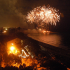 Imagen del Concurs de Focs Artificiales desde el Balcó del Mediterrani.
