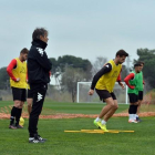 Un entrenament d'aquesta setmana.