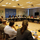 El conseller de Territori i Sostenibilitat, Josep Rull, se ha reunido este 4 de septiembre con los alcaldes del Camp de Tarragona, las Terres de l'Ebre y el Penedès afectados por el área de influencia de la N-340.