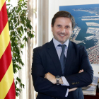 Pla mig del president del Port de Tarragona, Josep Andreu, al seu despatx. Imatge publicada el 4 de novembre de 2016