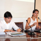Imagen de archivo del actual gerente Carles Sans y Patricia Antón, que fue concejala de Turismo.