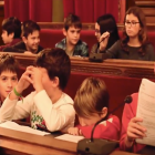 Un fotograma del vídeo con miembros del Consell d'Infants i Adolescents de Tarragona.
