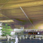 Una recreació virtual de l'estructura que es va preveure inicialment, al sud de l'Aeroport de Reus.