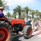 Tractorada en Reus para reclamar que los tractores puedan circular por las vías rápidas durante la cosecha
