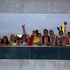 Un grup de Saloufest al balcó d'un hotel, en una imatge d'arxiu de 2015.