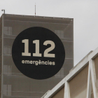 Pla tancat de la torre de l'edifici 112 de Reus, al Baix Camp. Imatge del 8 de setembre de 2016