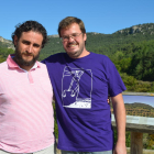 Miguel Mezquida i Javier Iglesias, membres fundadors de l'associació Arqueoantro.