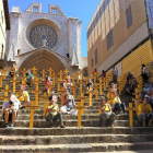 L'ANC Tarragona tanca la seva campanya d'estiu, marcada de performance reivindicatives