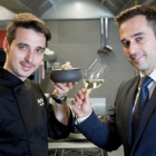 El chef Fran López y Joaquim López.
