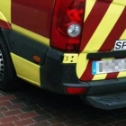 Los investigadores efectuaron una inspección técnica en el vehículo que permitió constatar que se habían perforado tres de los cuatro neumáticos de la ambulancia.