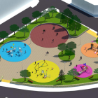 El Morell renova la Plaça de l'Estatut amb tres espais infantils