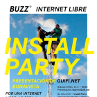 Guifi.net organizó una fiesta para la instalación del repetidor de Bonavista.