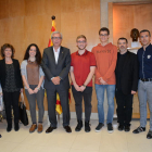 Recepció al consistori tarragoní dels millors estudiants de Batxillerat de Tarragona