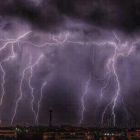 La forta tempesta elèctrica sobre el Camp de Tarragona