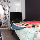 Imatge de l'habitació per la qual els okupes van pagar 1.800 euros per viure durant sis mesos.