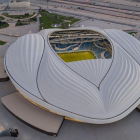 Un dels camps de futbol construïts per acollir el Mundial a Qatar