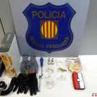 Joyas y dinero recuperado a los cinco ladrones detenidos por robos silenciosos en casas del Barcelonès y el Vallès.