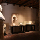 Piezas de arte expuestas en la primera sala renovada del Museo Diocesà de Tarragona.