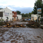 Imagen de los destrozos que provocaron las fuertes lluvias en Montblanc